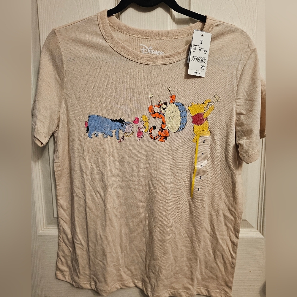 Disney Winnie Tigger Piglet Eeyore TShirt Women's Small